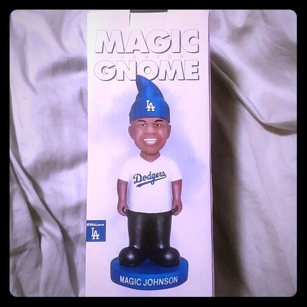 Magic Johnson Los Angeles Dodgers Gnome